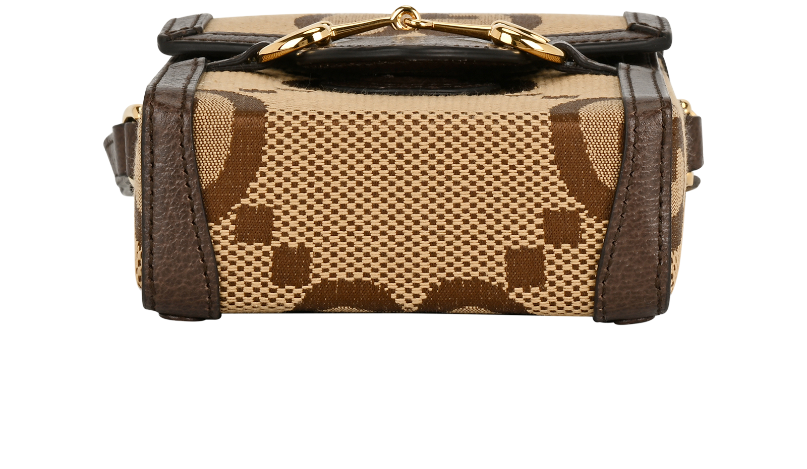 Horsebit 1955 Jumbo GG Mini Bag, &pound;580, Handbags, Beige/Brown, Canvas/Leather, Top view